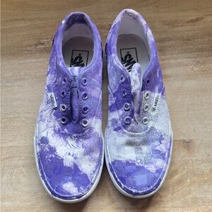 Vans customized women purple sneakers/6.5